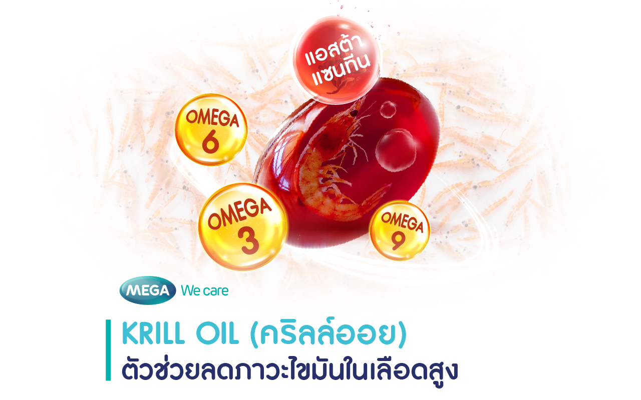 Krill Oil ลดไขมันในเลือด